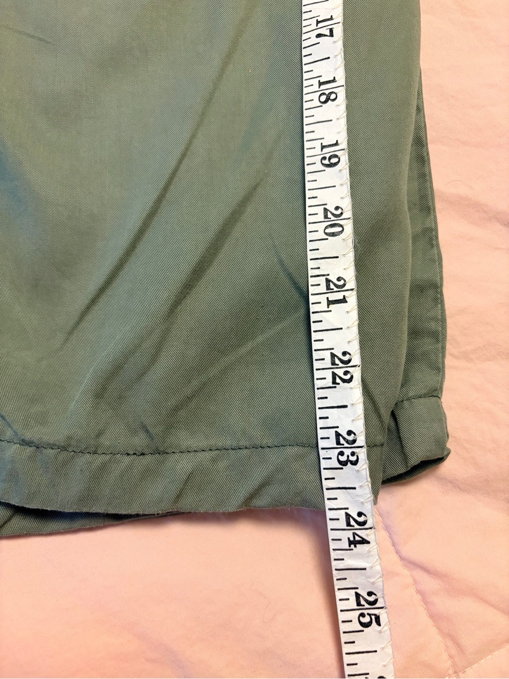 Sanctuary Olive Green Go Easy Pull On Capri Pants - Picture 5 of 10